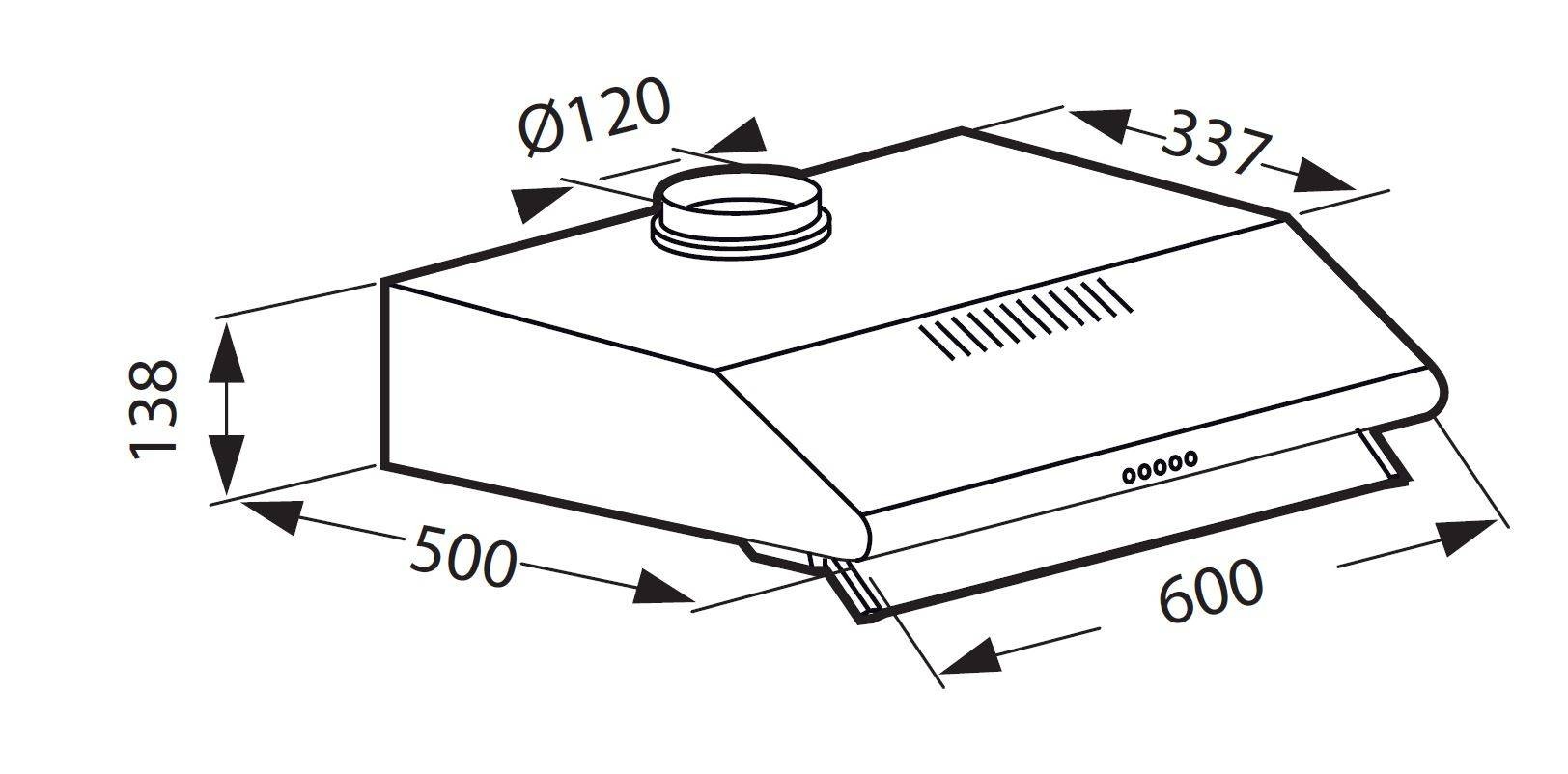 Hotte casquette SCHNEIDER  - SCHC6400CX