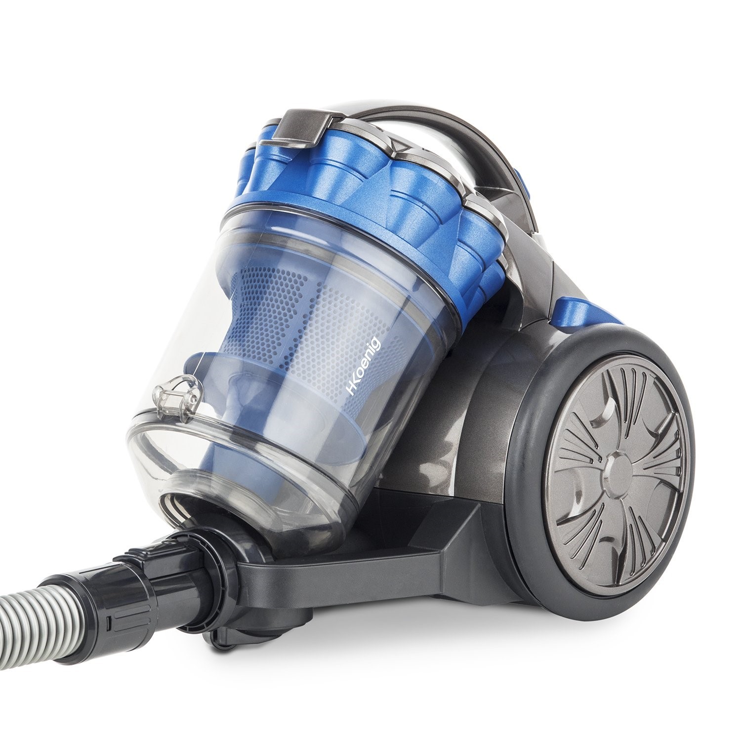 Aspirateur traîneau H.KOENIG sans sac Multicyclonique Compact+ Spécial Animaux Bleu - STC68