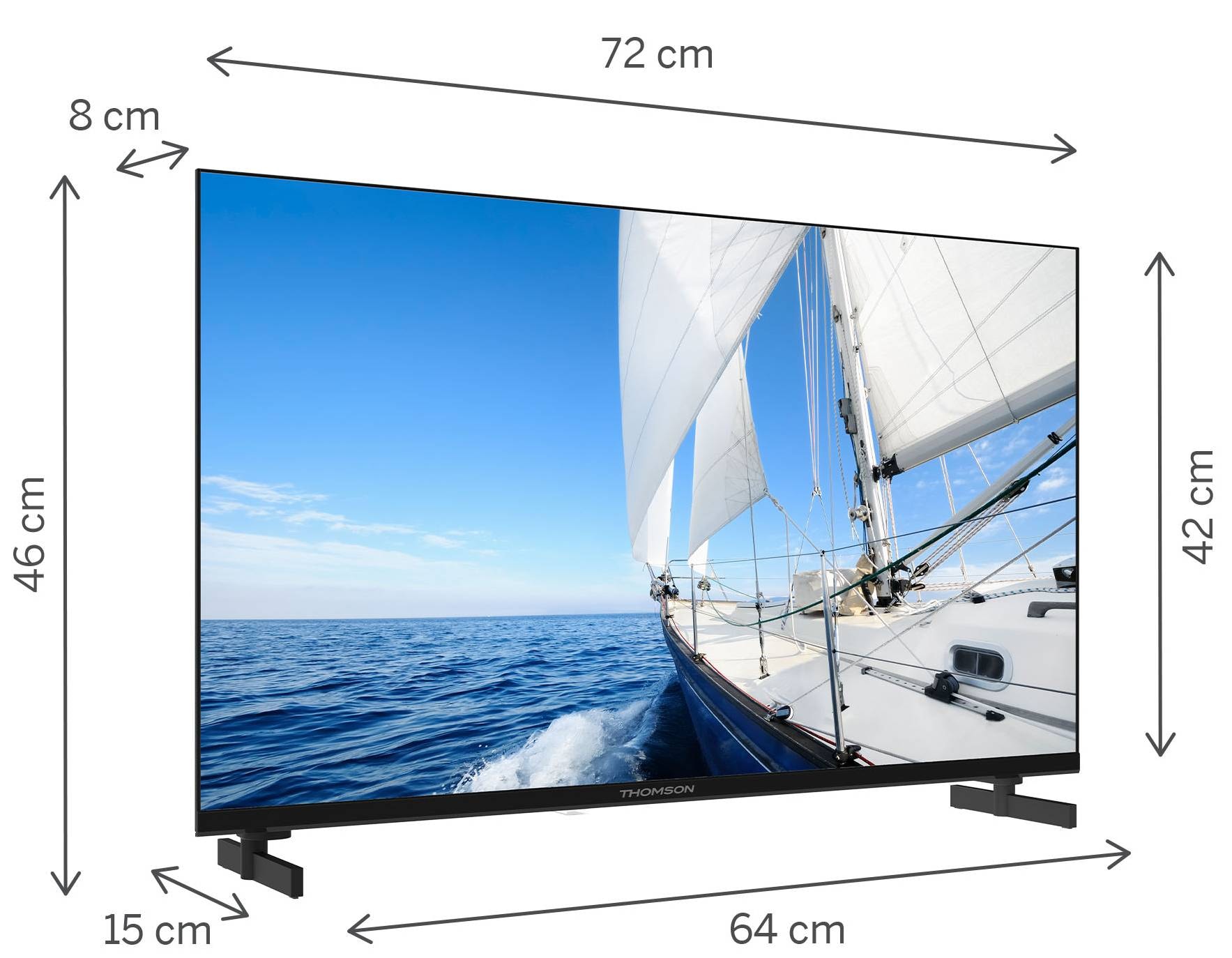 TV LED 80 cm THOMSON , Smart TV, 32" - 32HG2S14 TV LED 80 cm THOMSON , Smart TV, 32" - 32HG2S14