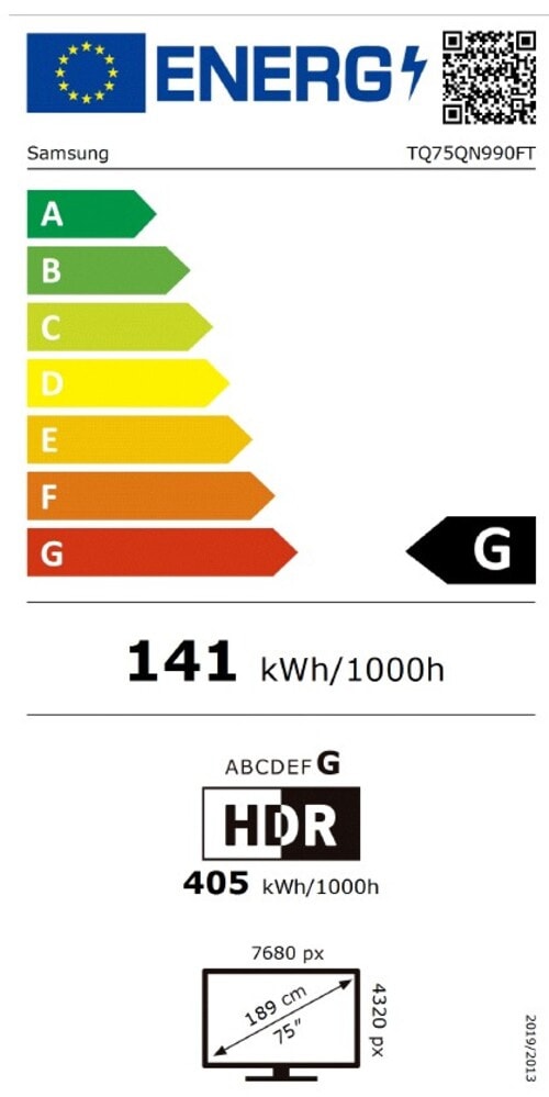 TV Neo QLED 8K 189 cm SAMSUNG - TQ75QN990F TV Neo QLED 8K 189 cm SAMSUNG - TQ75QN990F