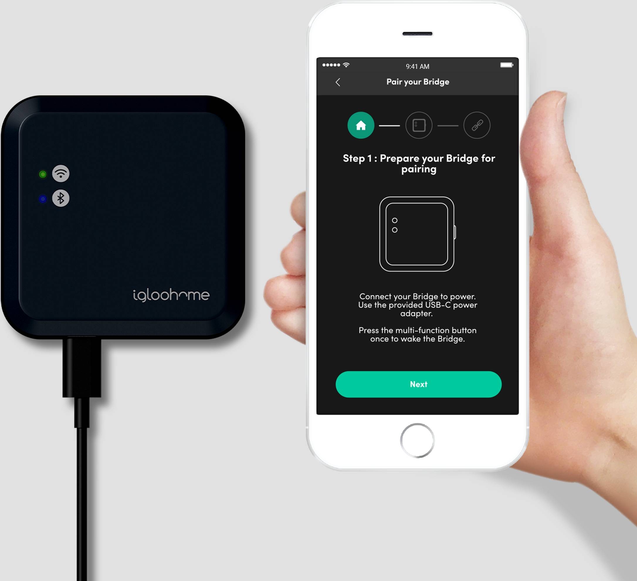 IGLOOHOME Accessoire serrure connectée  - SMART-BRIDGE