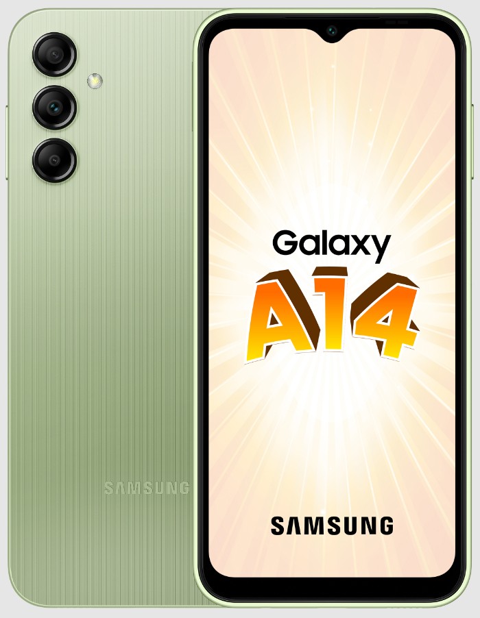 Smartphone SAMSUNG Galaxy A14 4G 64Go Vert - GALAXY-A14-64-VER