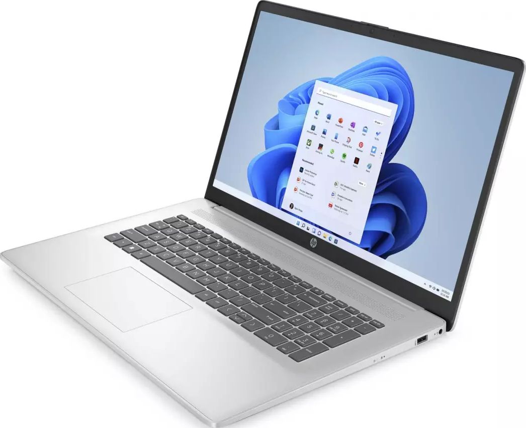 PC portable 17 pouces HP 17" Ryzen 5 16Go 512Go Argent - 17-CP2053NF