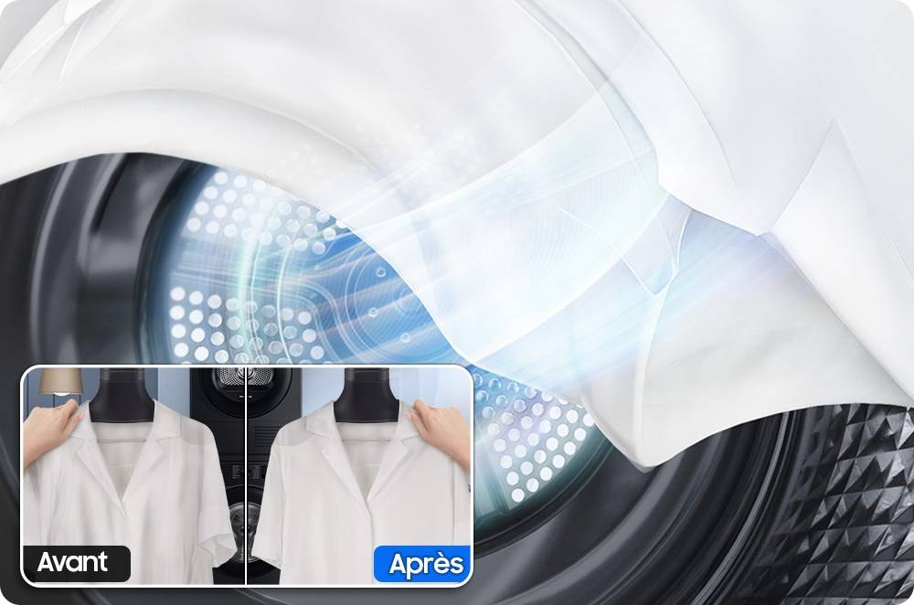 Sèche-linge pompe à chaleur SAMSUNG Quick Dry SmartThings 8kg - DV80CGC0B0TH