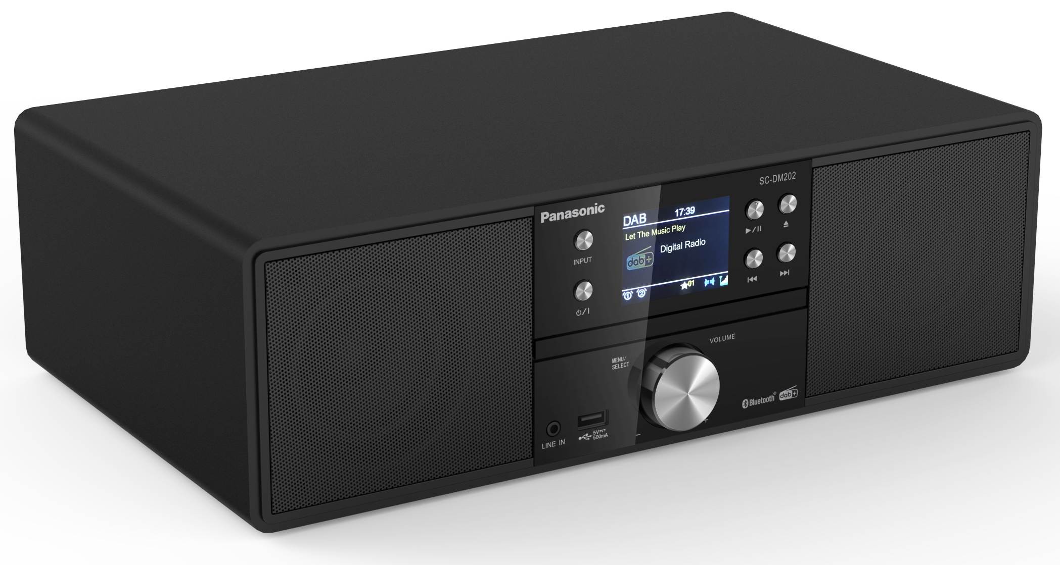 PANASONIC Micro chaîne hifi  - SC-DM202EG-K