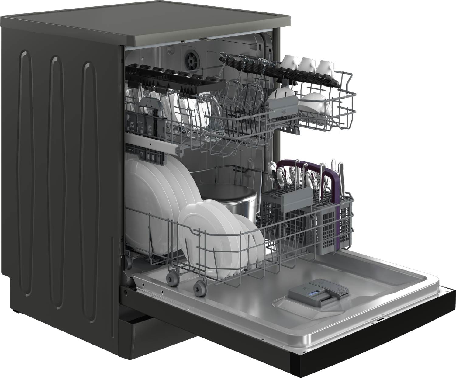 Lave vaisselle 60 cm BEKO , 14 couverts, Noir - BDFN26431G Lave vaisselle 60 cm BEKO , 14 couverts, Noir - BDFN26431G
