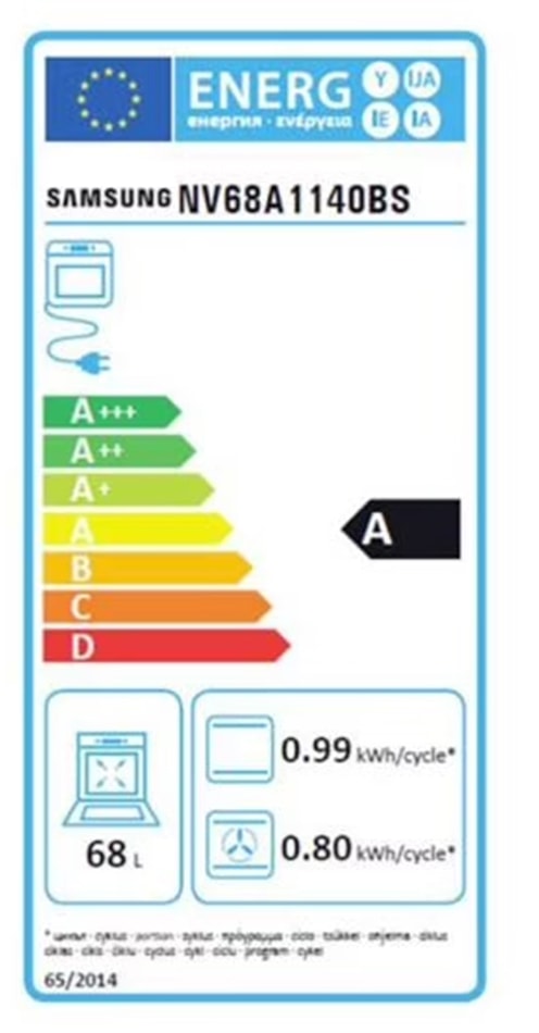 Four encastrable catalyse SAMSUNG  - NV68A1140BS