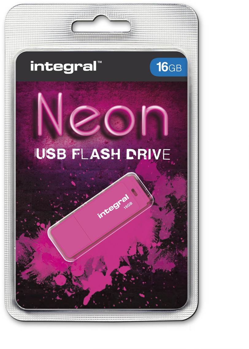 Clé USB INTEGRAL  - INFD16GBNEONPK