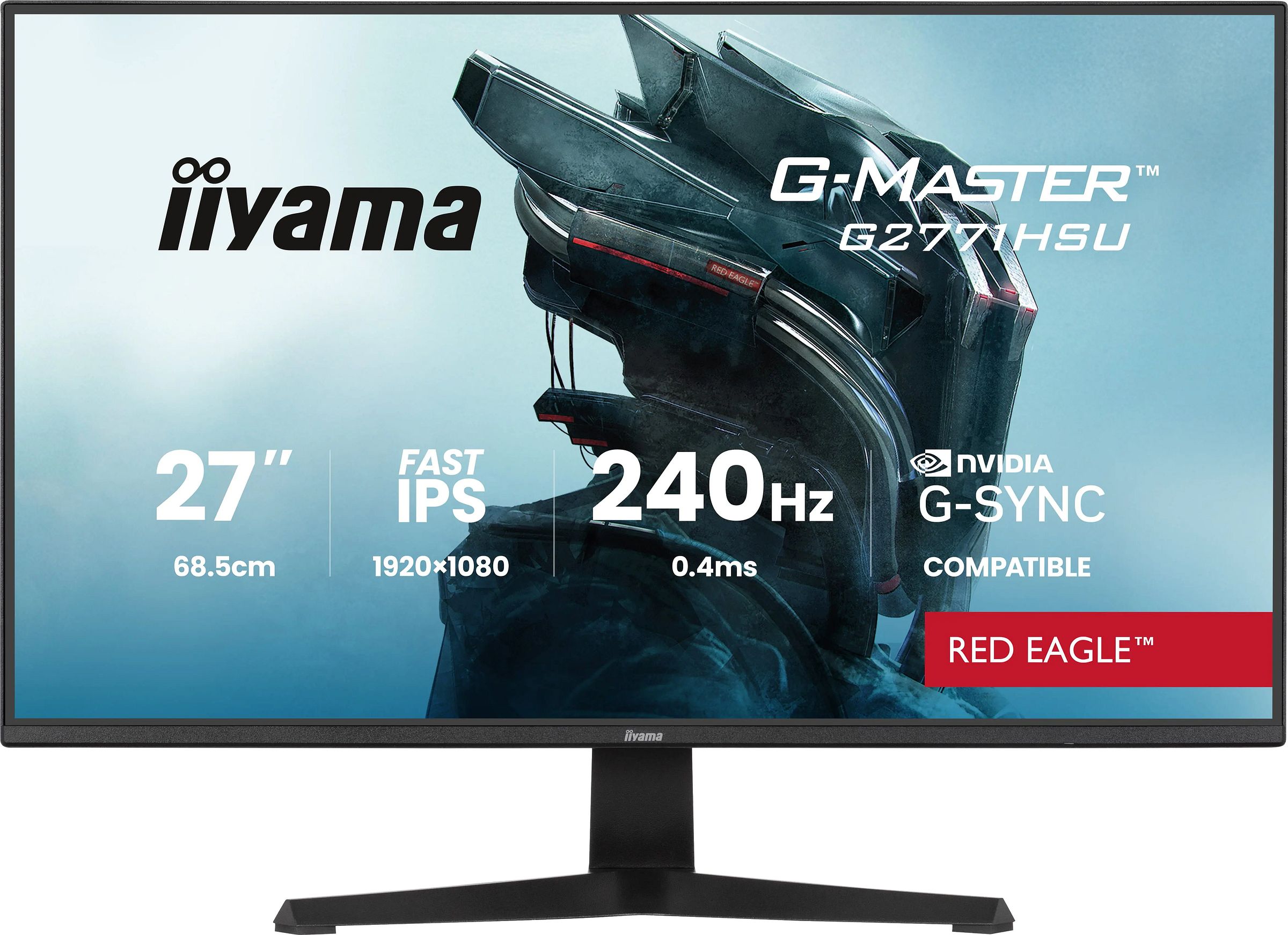 Ecran 27 pouces Full HD IIYAMA 240Hz 0.4ms IPS Noir IIG2771HSUB1