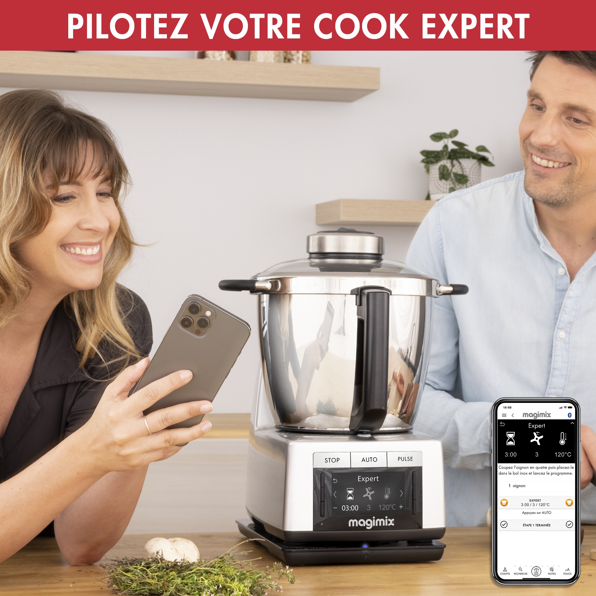 Robot cuiseur connecté MAGIMIX - ROBOTCOOKCONNECT Robot cuiseur connecté MAGIMIX - ROBOTCOOKCONNECT