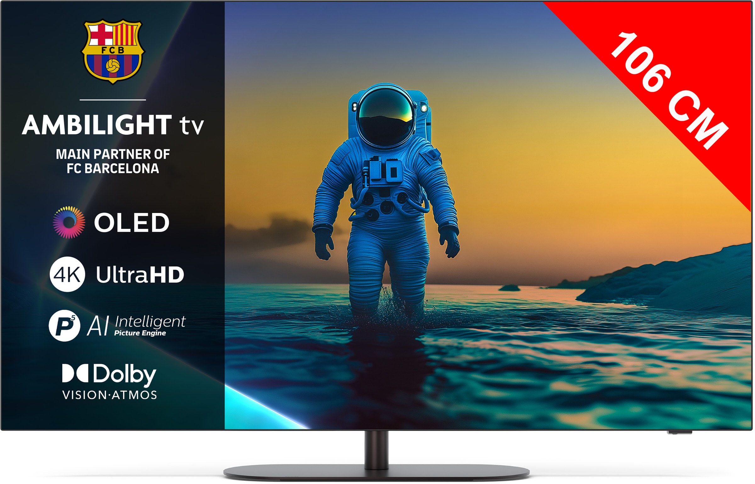 TV OLED 4K 106 cm PHILIPS 42'' 4K 144Hz Noir 42OLED810