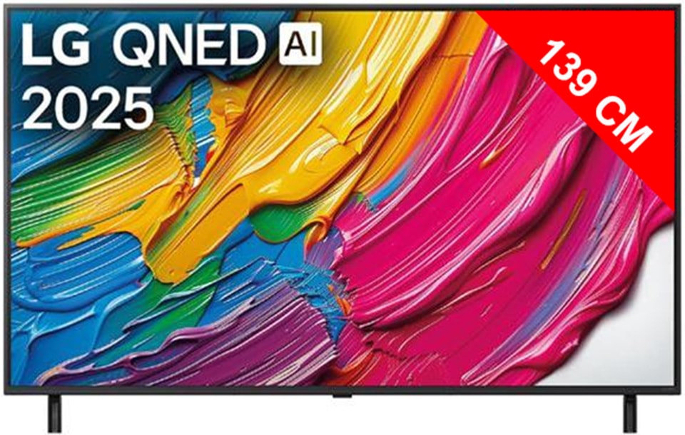 TV QNED 4K 139 cm LG 55" 4K 60Hz Noir 55QNED80