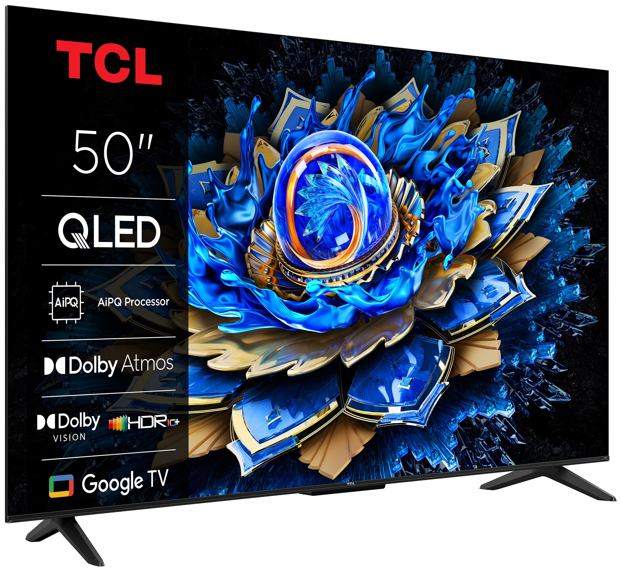 TV QLED 4K 126 cm TCL , Google TV, 50" - 50T69C TV QLED 4K 126 cm TCL , Google TV, 50" - 50T69C