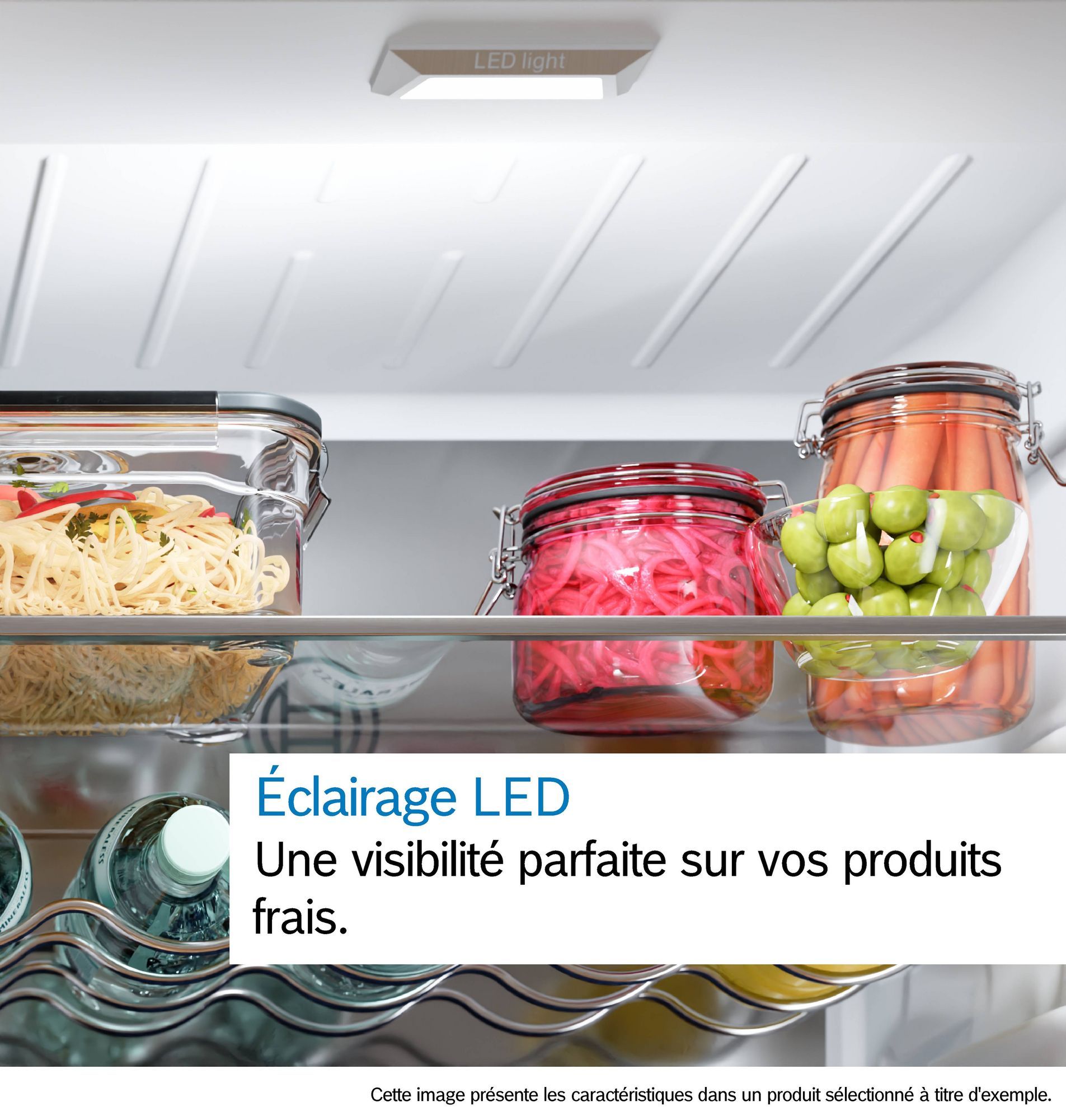 Réfrigérateur congélateur bas BOSCH 419L Froid brassé Inox - KGE49AICA-1