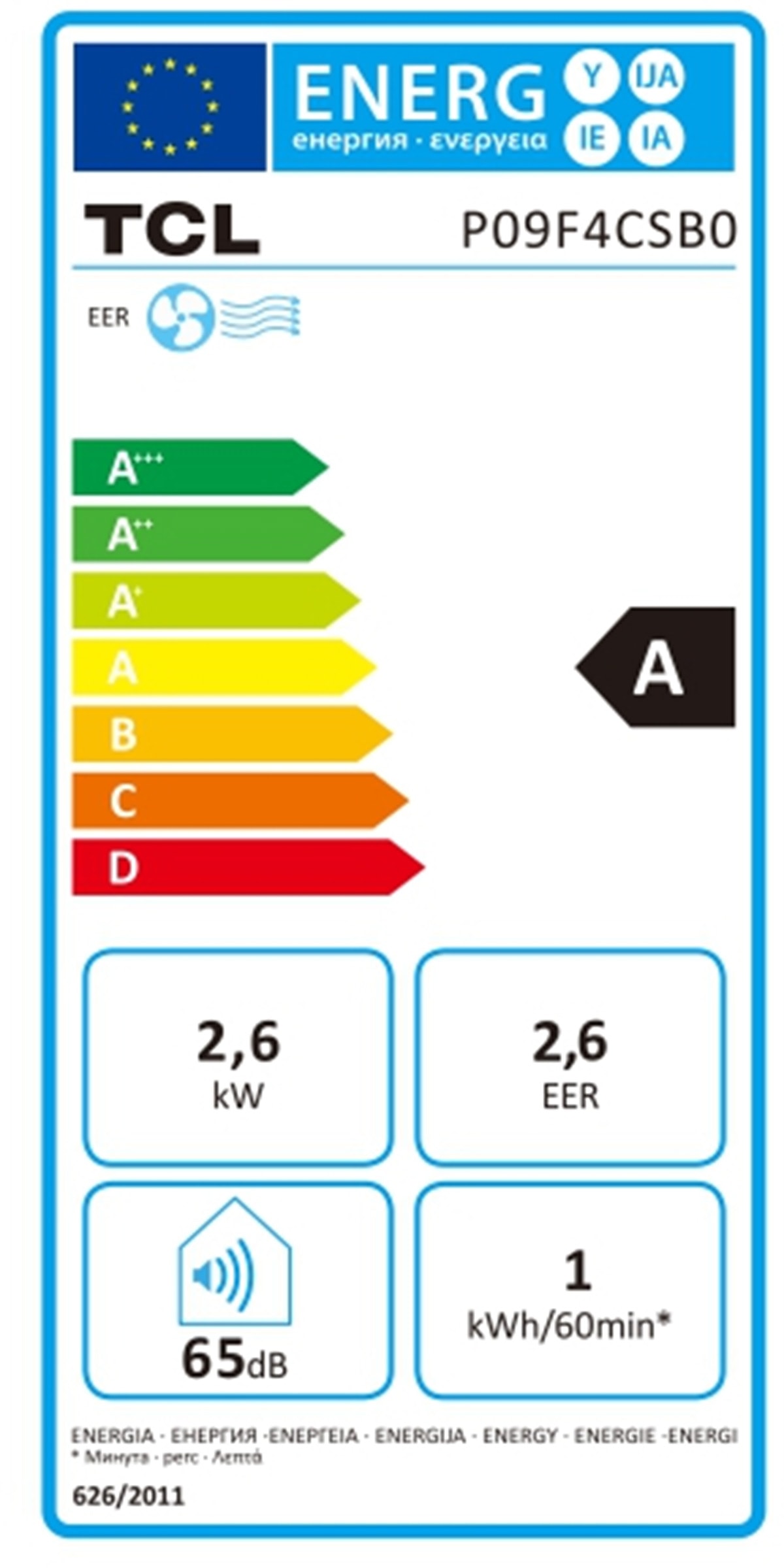 Climatiseur mobile TCL  - P09F4CSB0
