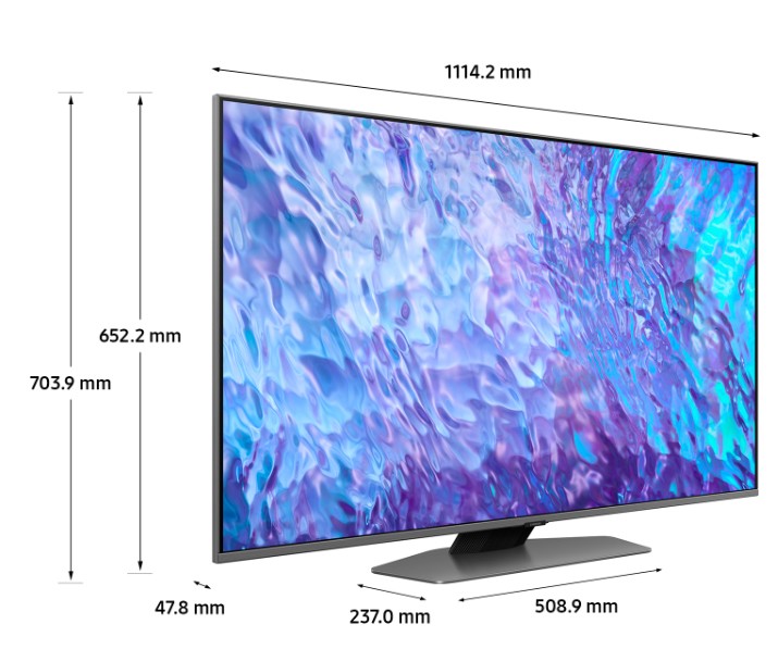 TV QLED 4K 125 cm SAMSUNG 50Hz HDR10+ Dolby Atmos 50" - TQ50Q80C TV QLED 4K 125 cm SAMSUNG 50Hz HDR10+ Dolby Atmos 50" - TQ50Q80C