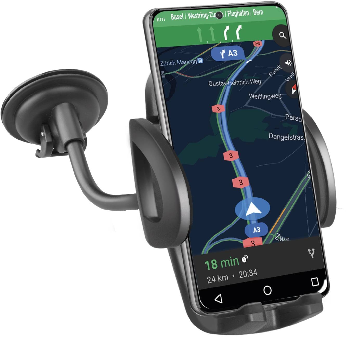 Support smartphone SBS 6" Noir TE0UCH20W
