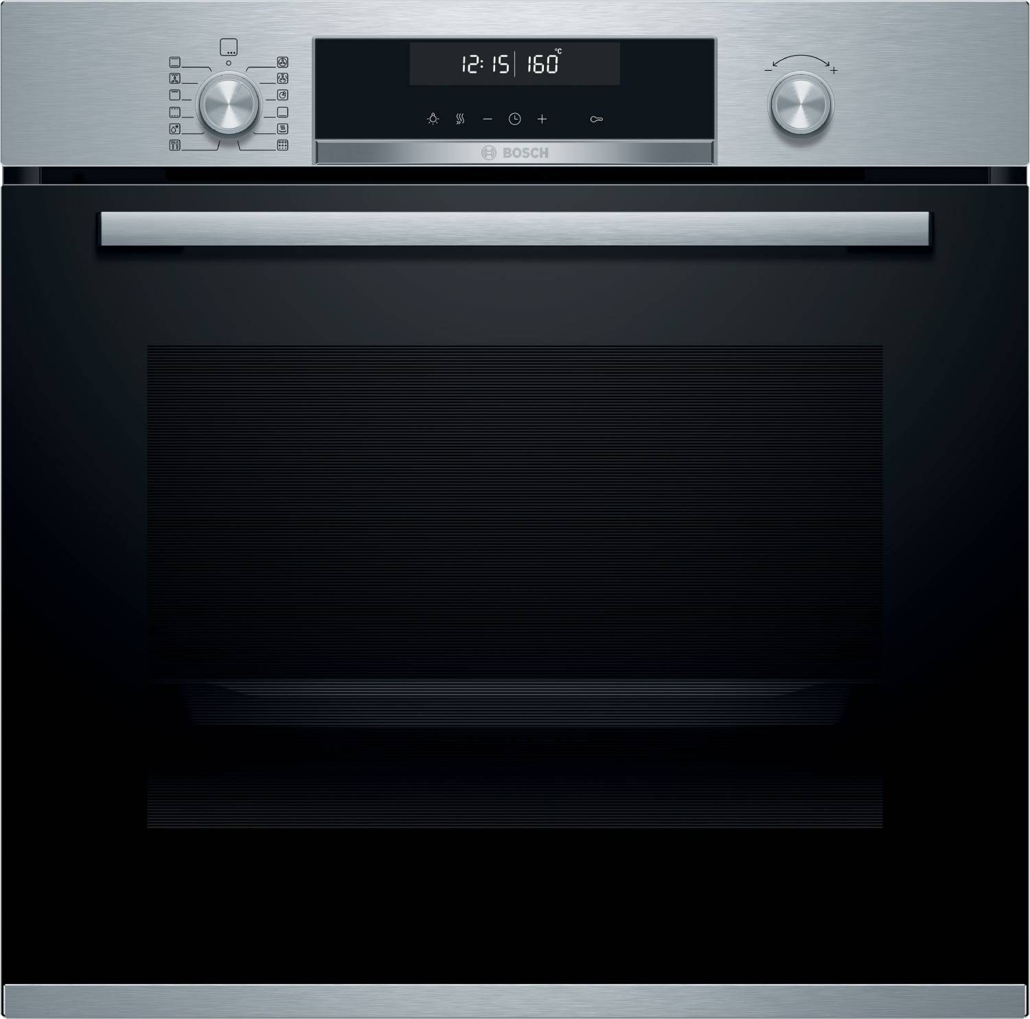 BOSCH Four encastrable pyrolyse Série 6 HotAir 3D 71L Inox HBG5780S0 BOSCH Four encastrable pyrolyse Série 6 HotAir 3D 71L Inox HBG5780S0