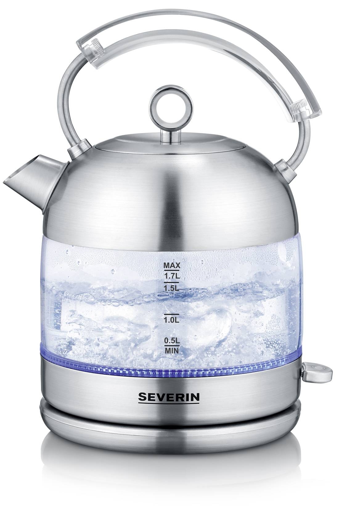 Bouilloire SEVERIN , 1.7L, 2400w, verre - WK3459