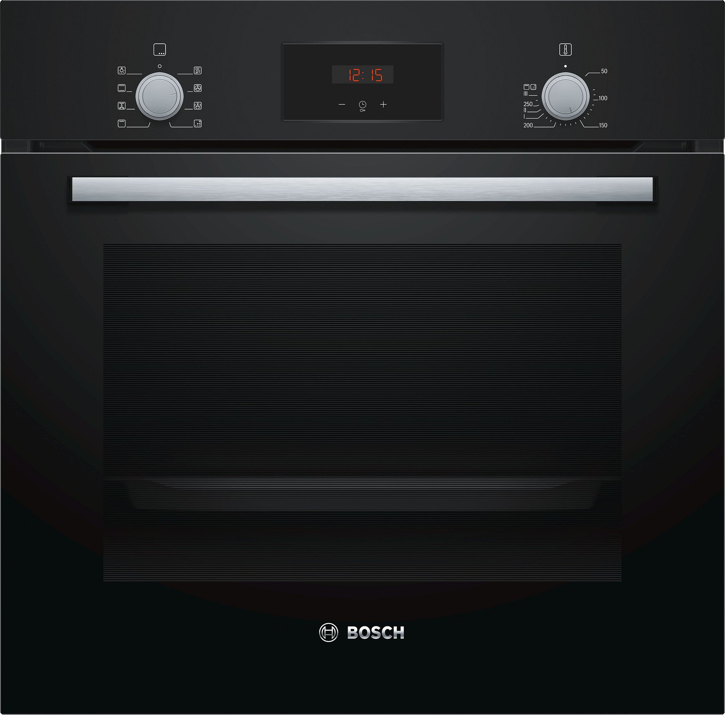 Four encastrable EcoClean BOSCH Chaleur tournante 66 L Noir HBF153BB0