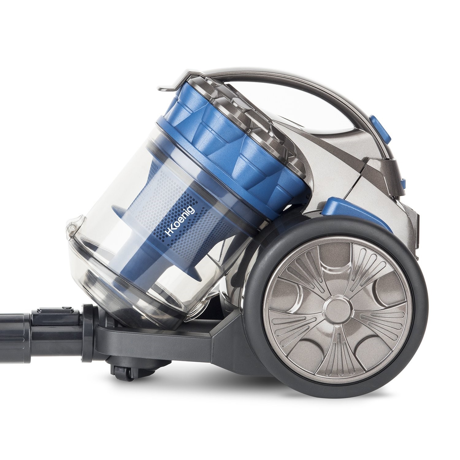 Aspirateur traîneau H.KOENIG sans sac Multicyclonique Compact+ Spécial Animaux Bleu - STC68