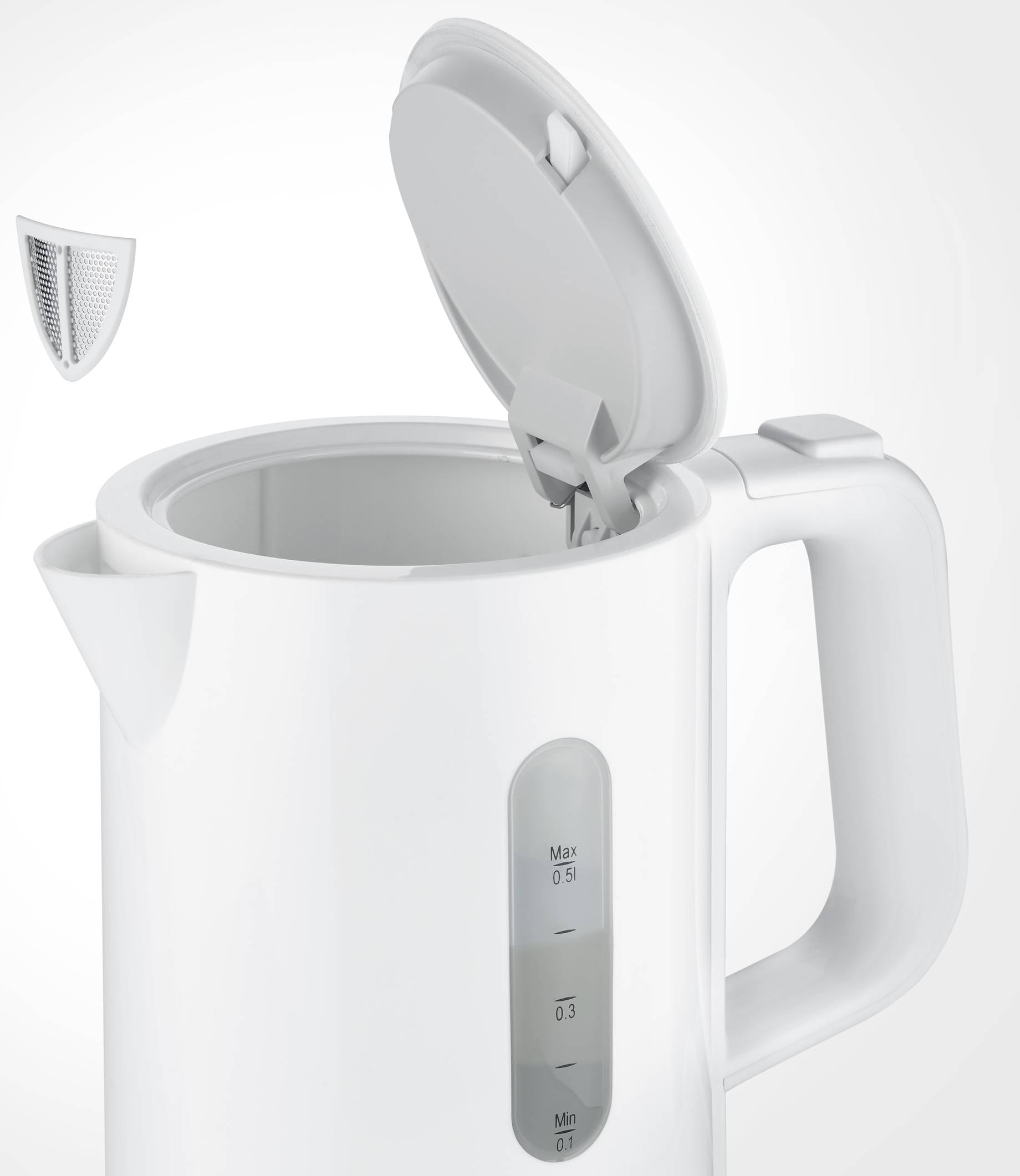 Bouilloire SEVERIN , 0.5L, 1100w, Blanc - WK3462