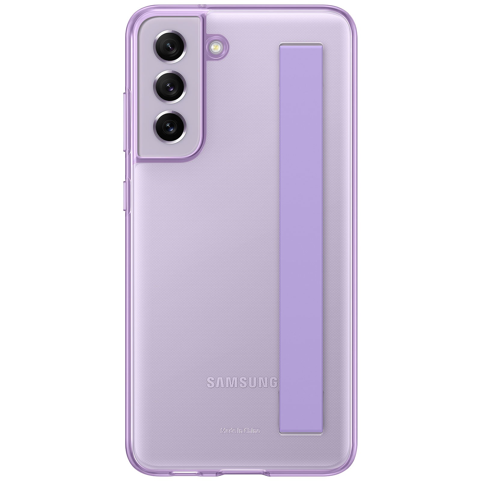 Coque smartphone BIGBEN Galaxy S21 FE silicone Lavande - EF-XG990CV