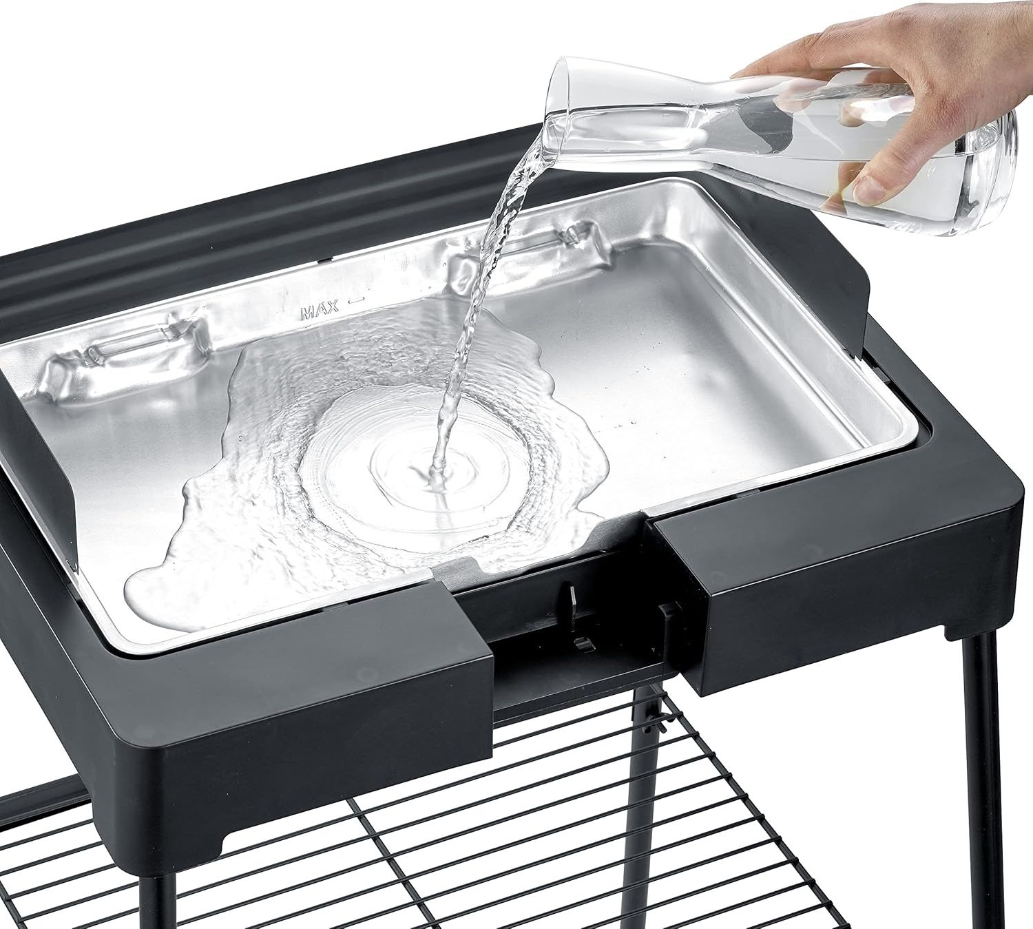 Barbecue électrique SEVERIN 44.5x26cm Fonte d'aluminium Noir - PG8568