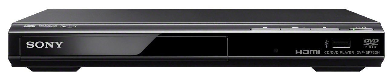 Lecteur de DVD SONY Upscaling 1080p Port USB Noir DVPSR760HB
