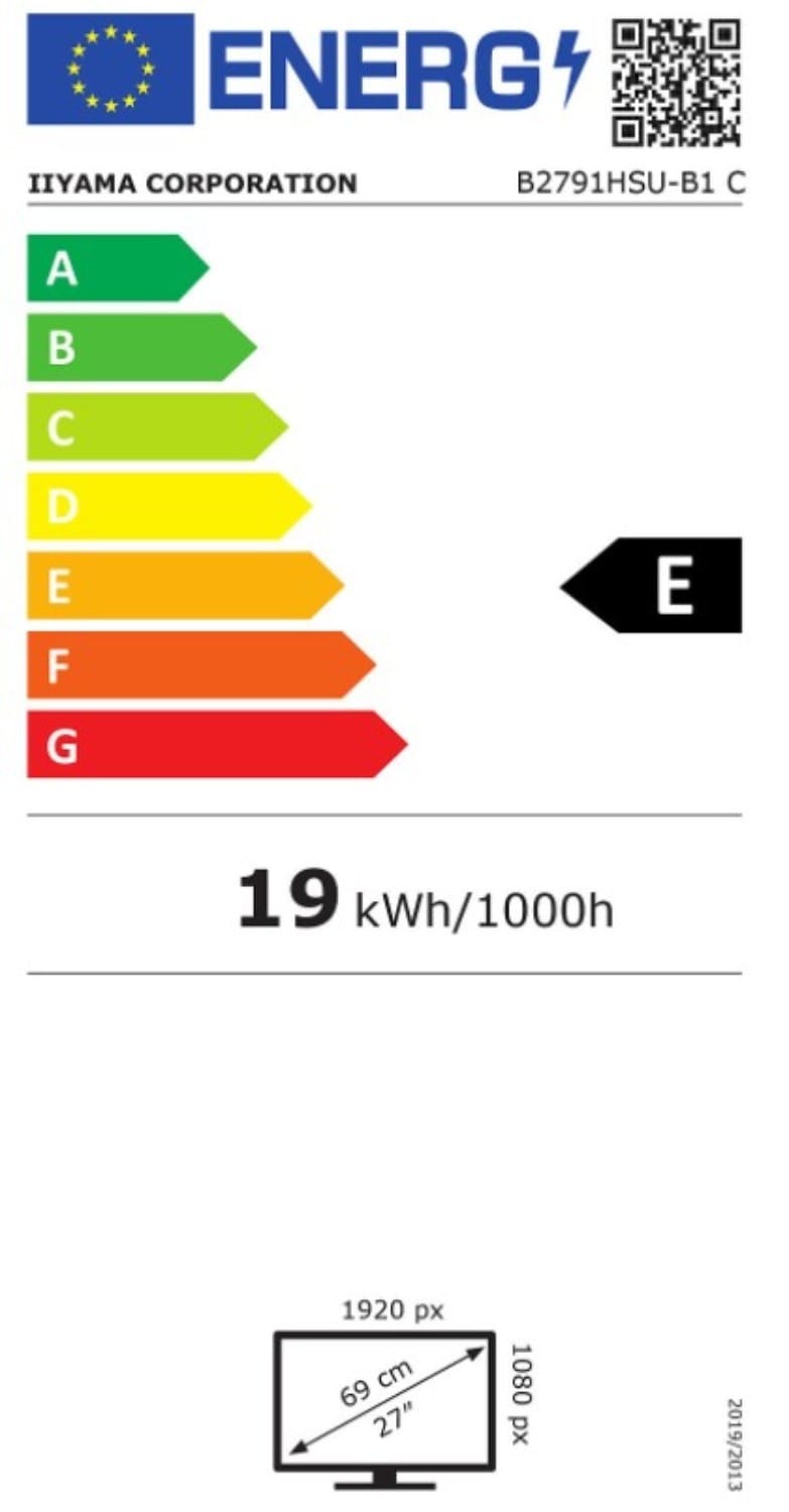 IIYAMA Ecran 27 pouces Full HD B2791HSU-B1