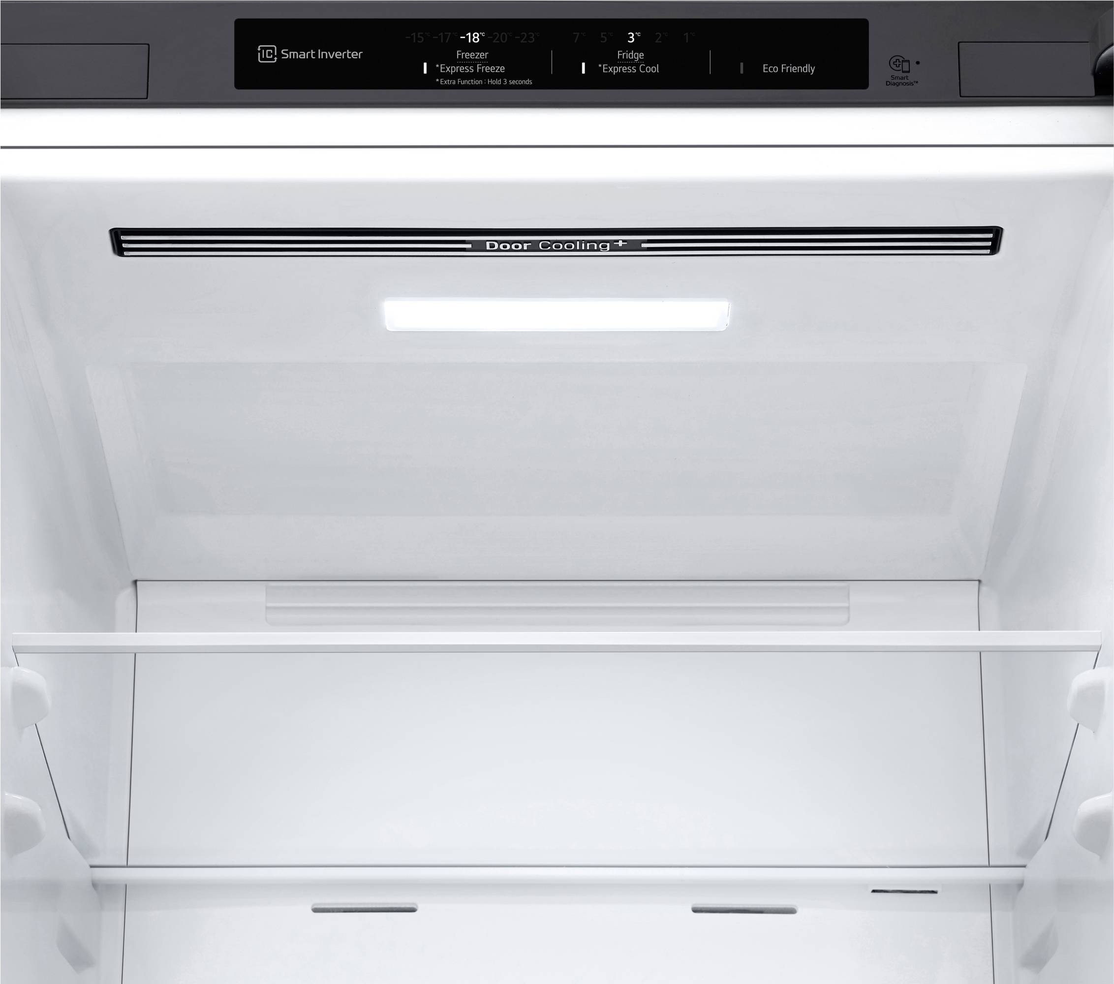 LG Réfrigérateur congélateur bas Froid ventilé Door Cooling+ 384L Inox - GBP62PZNCN1