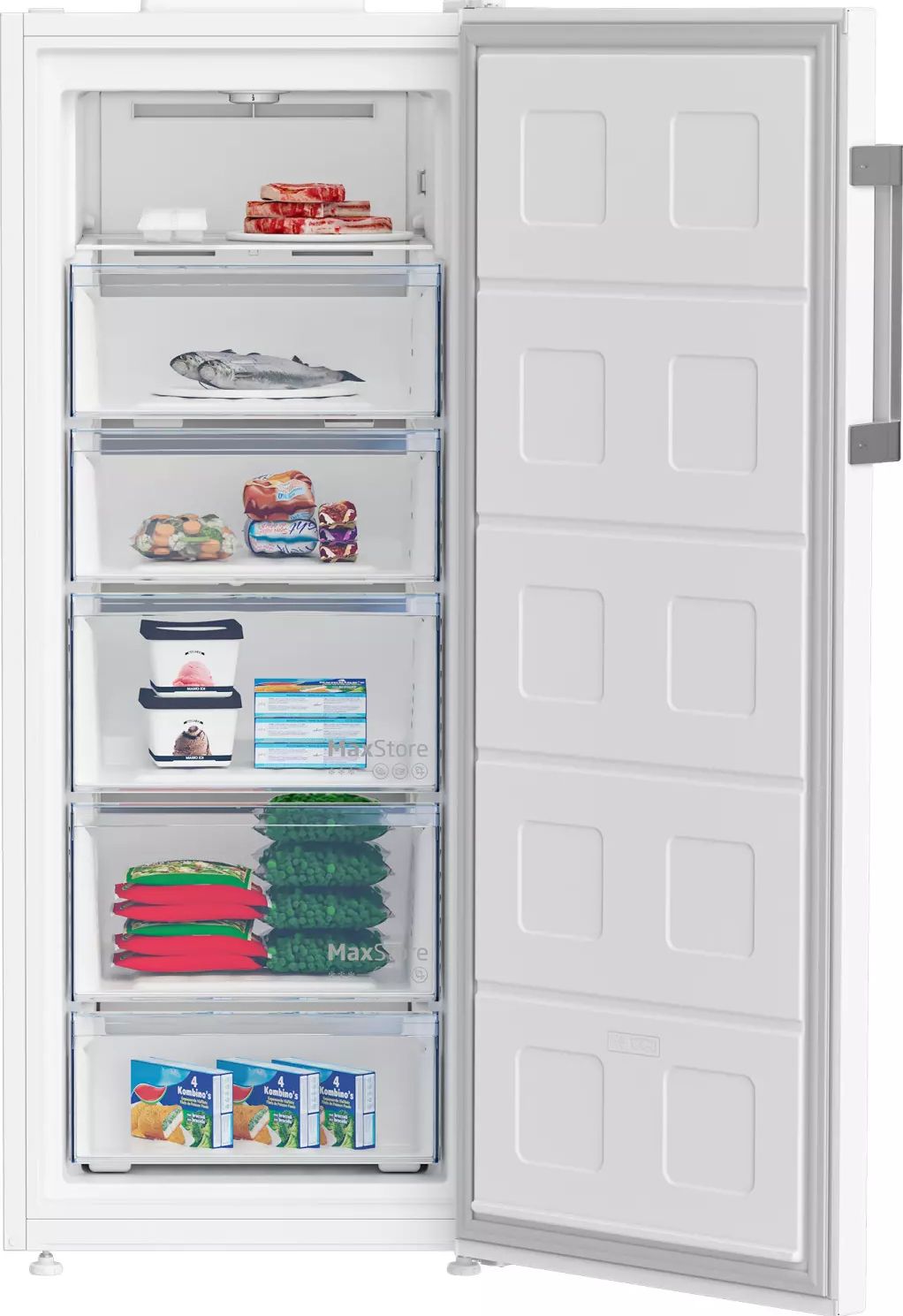 Congélateur armoire BEKO 220L No Frost Blanc - B1RFNE274W