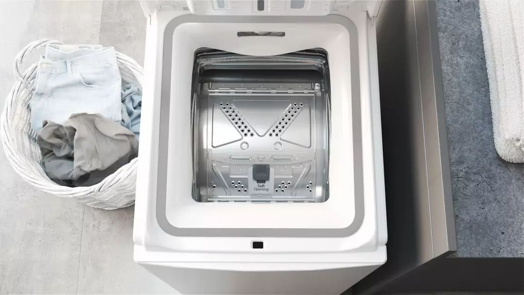 Lave linge Top HOTPOINT ARISTON 6kg 1200trs/min Blanc - CWMTG6241FRN