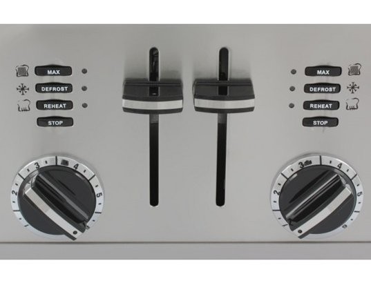 CUISINART Grille pain Toaster 4 tranches 1800W Inox - CPT180E