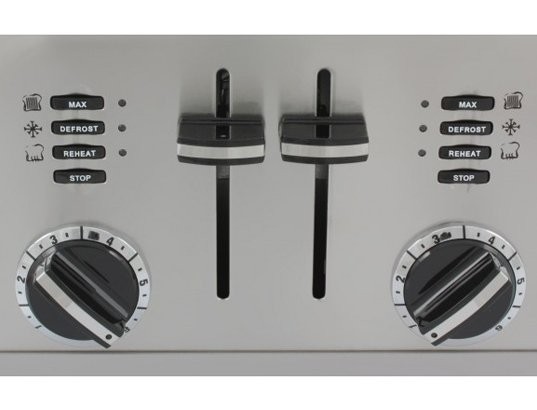 Grille pain CUISINART Toaster 4 tranches 1800W Inox - CPT180E