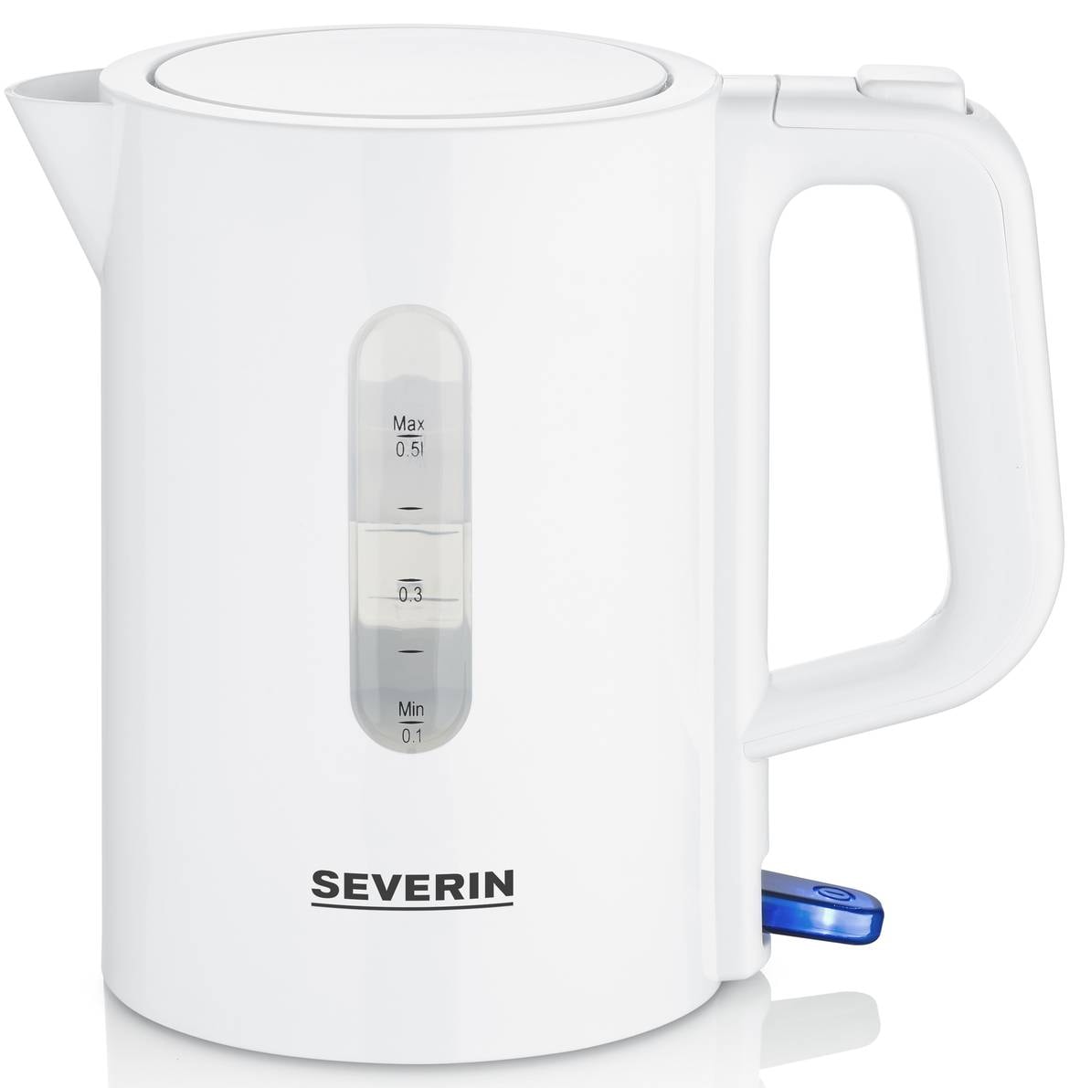 Bouilloire SEVERIN , 0.5L, 1100w, Blanc WK3462