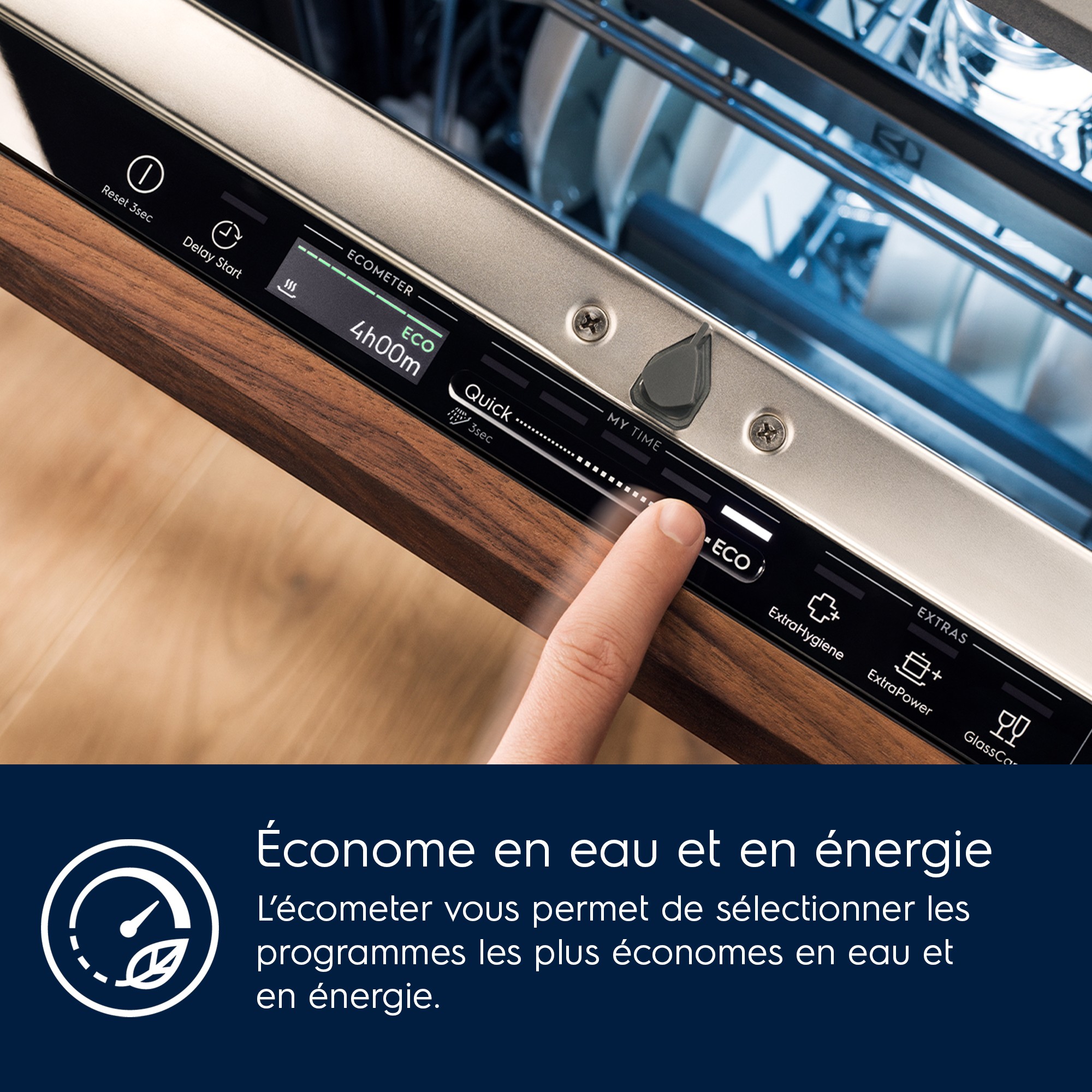 Lave vaisselle tout integrable 60 cm ELECTROLUX Série 600 SatelliteClean 14 couverts - EEM48300L Lave vaisselle tout integrable 60 cm ELECTROLUX Série 600 SatelliteClean 14 couverts - EEM48300L