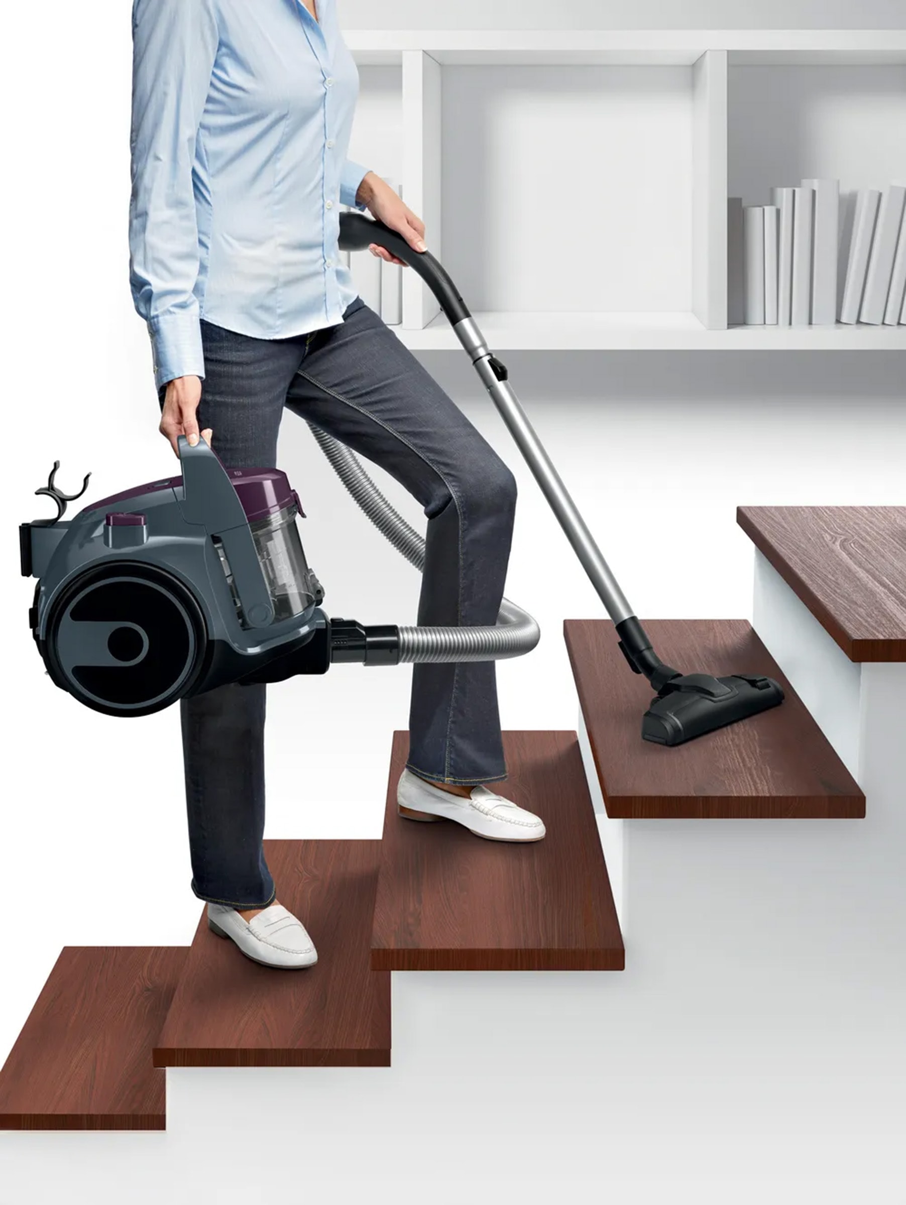 Aspirateur traîneau BOSCH Série 2 700W Violet - BGC05AAA1