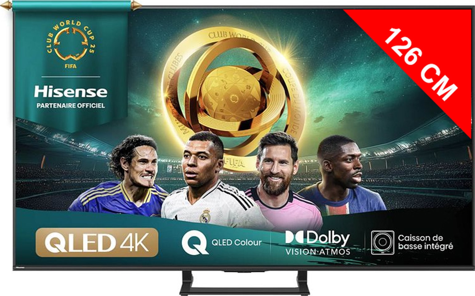 TV QLED 4K 126 cm HISENSE 50" VRR 120Hz Noir 50A7Q