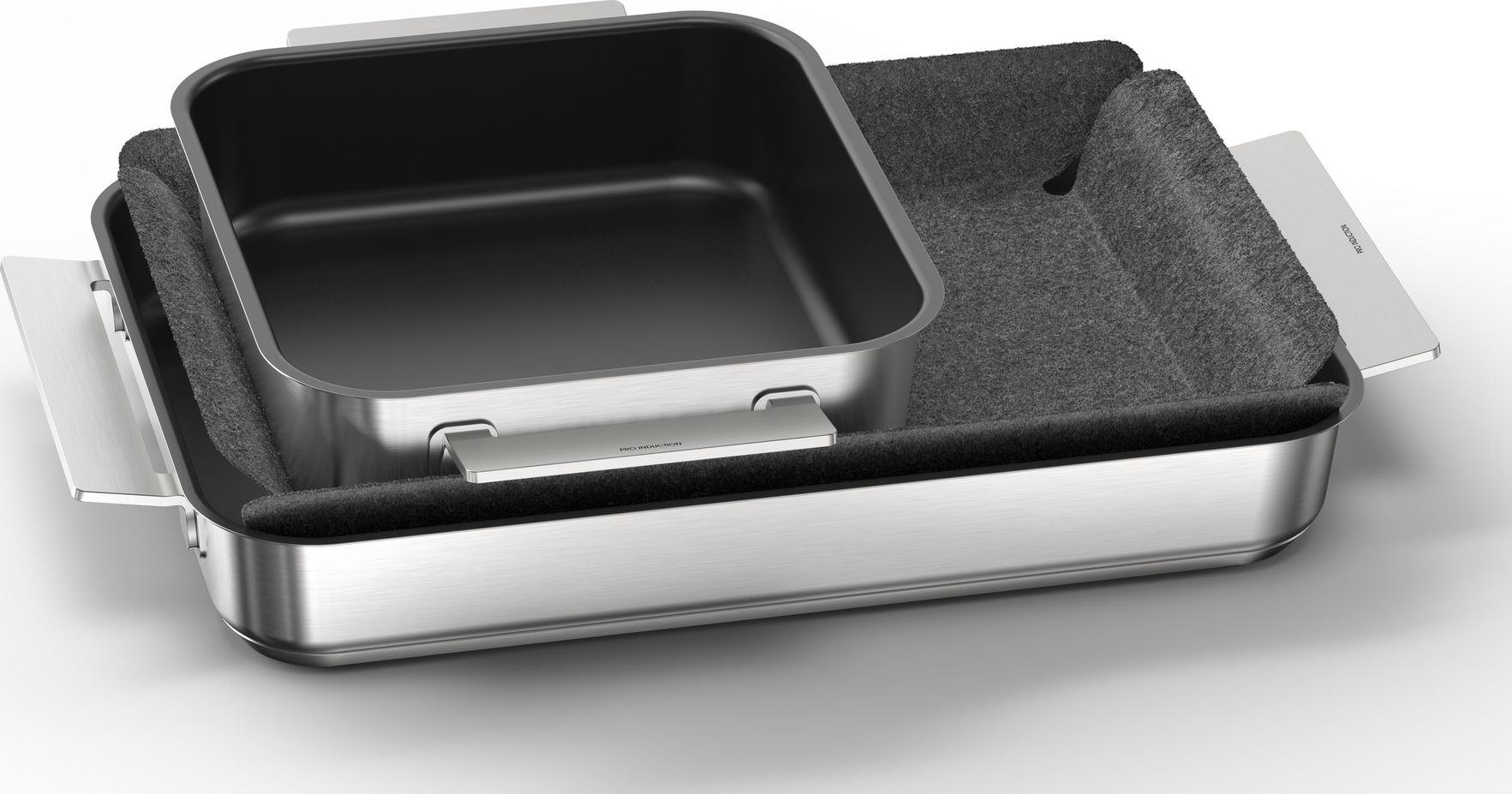 Ensemble de plats NEFF Induction 4 pièces Inox - Z9404FF0