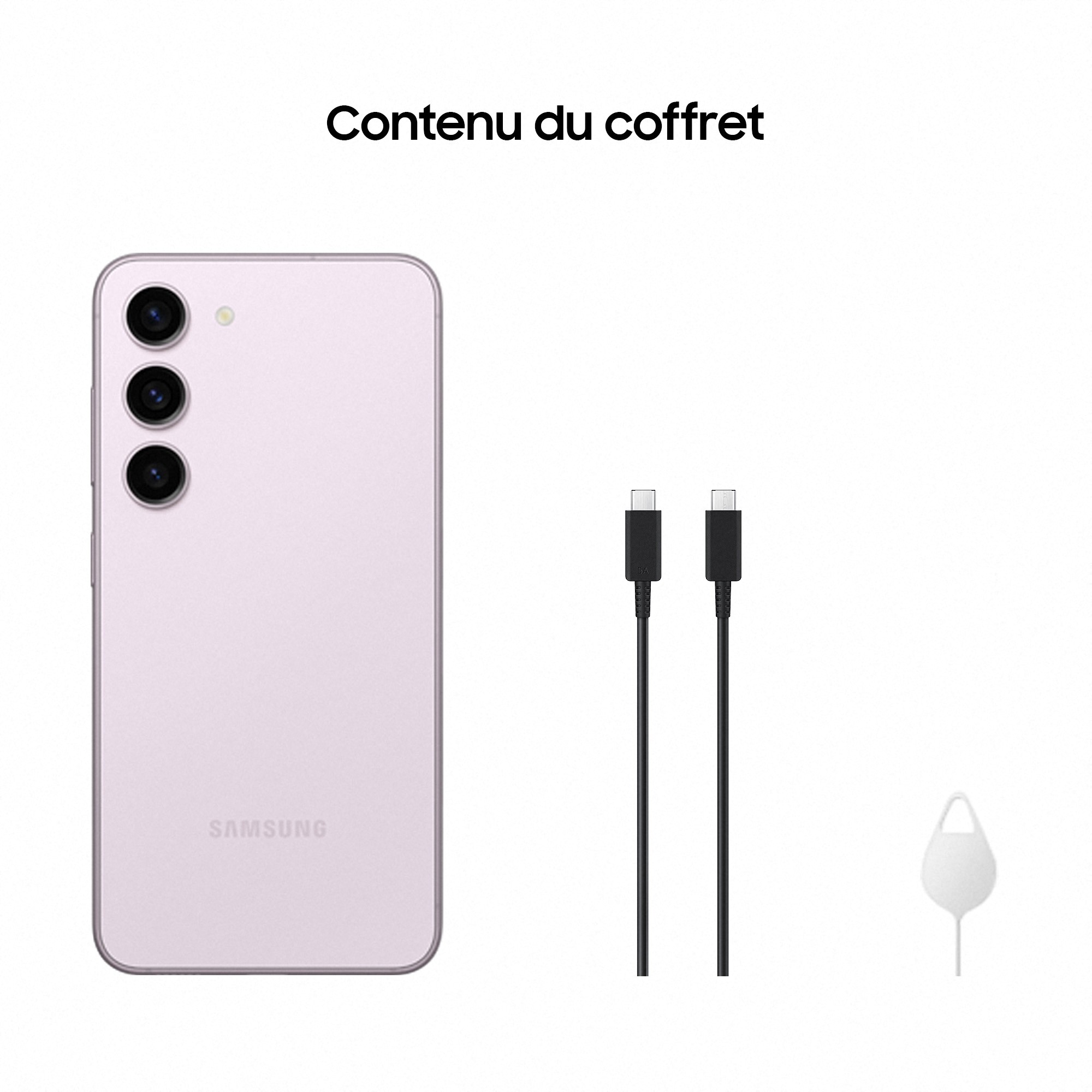 Smartphone SAMSUNG Galaxy S23+ 5G 256Go Lavande - GALAXY-S23P-256LAVDE Smartphone SAMSUNG Galaxy S23+ 5G 256Go Lavande - GALAXY-S23P-256LAVDE