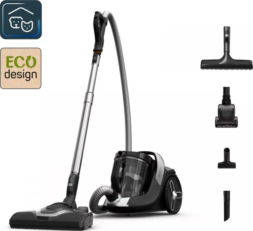 Aspirateur traîneau ROWENTA Green Force Cyclonic Effitech+ 500W Noir YY5669FE