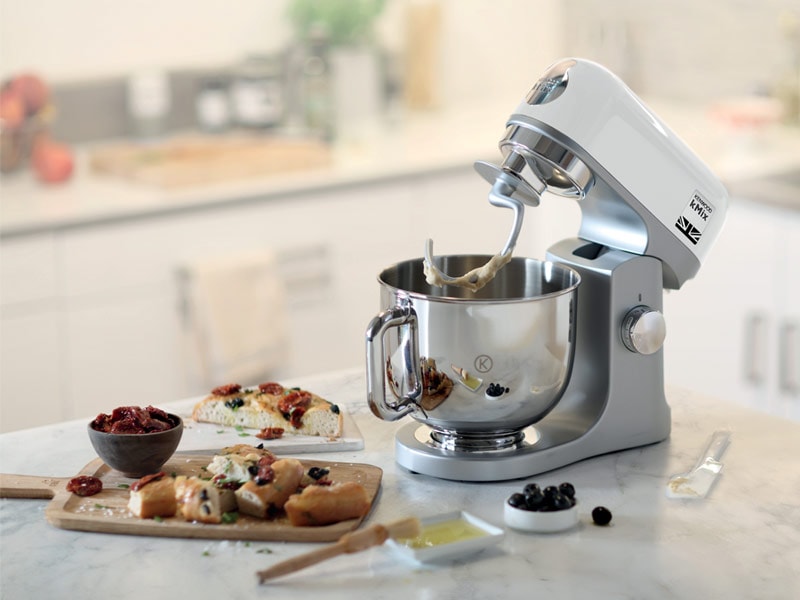 Robot pâtissier KENWOOD Kmix 1000W 5L Blanc - KMX750WH