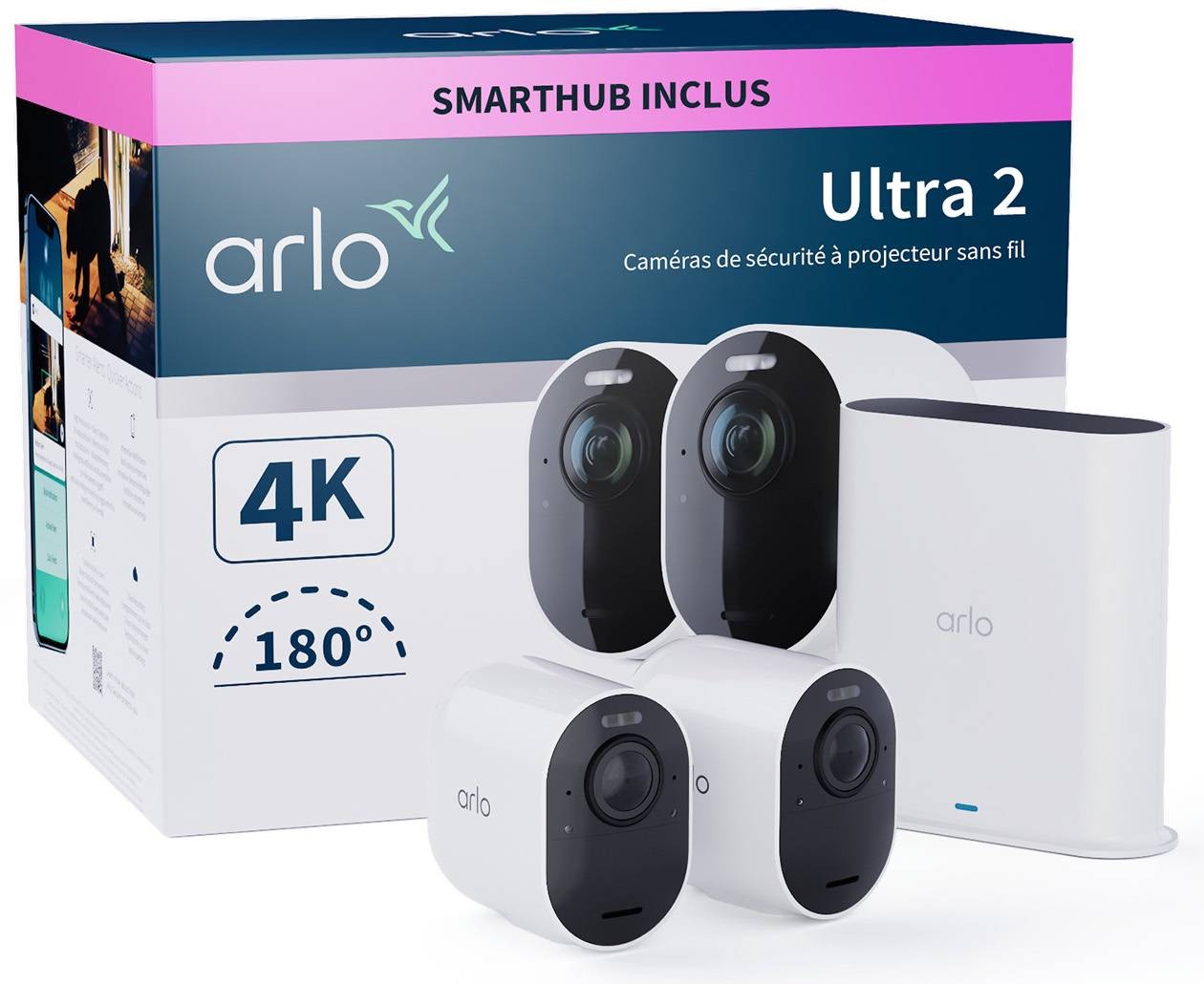 Caméra de surveillance ARLO - VMS5240-200EUS Caméra de surveillance ARLO - VMS5240-200EUS
