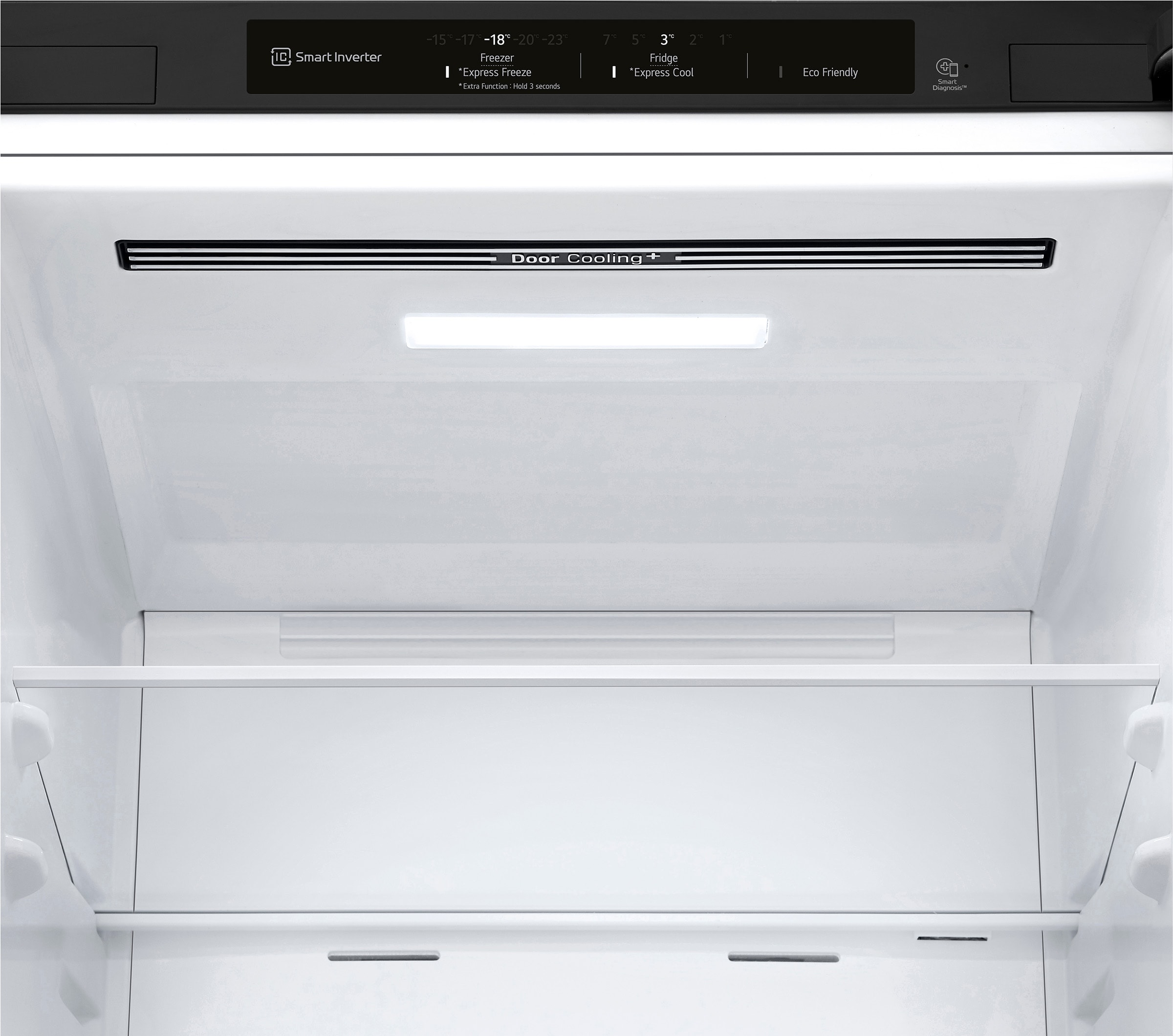 Réfrigérateur congélateur bas LG , Froid No Frost, 344L, Noir - GBV3100DEP Réfrigérateur congélateur bas LG , Froid No Frost, 344L, Noir - GBV3100DEP