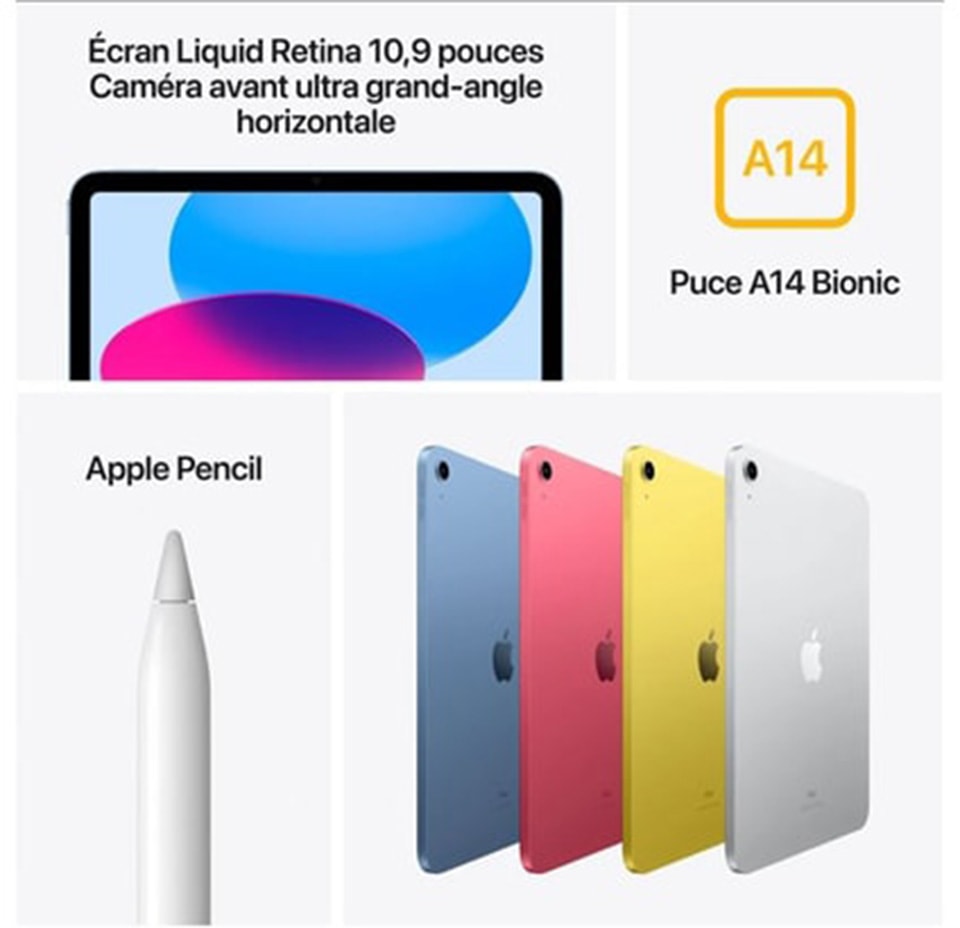 iPad APPLE - IPAD109-MCM74NF iPad APPLE - IPAD109-MCM74NF