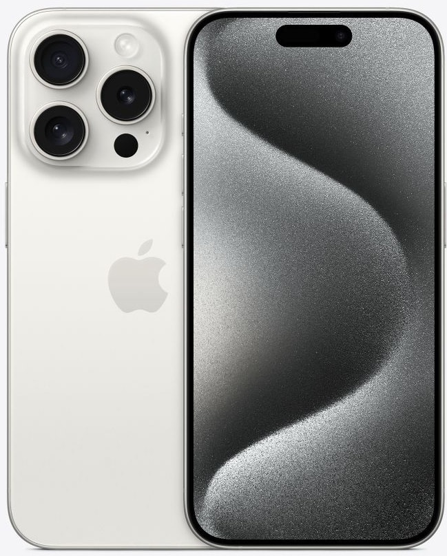 Smartphone APPLE iPhone 15 Pro 128Go Blanc - IPHONE15PRO-128-WHIT Smartphone APPLE iPhone 15 Pro 128Go Blanc - IPHONE15PRO-128-WHIT