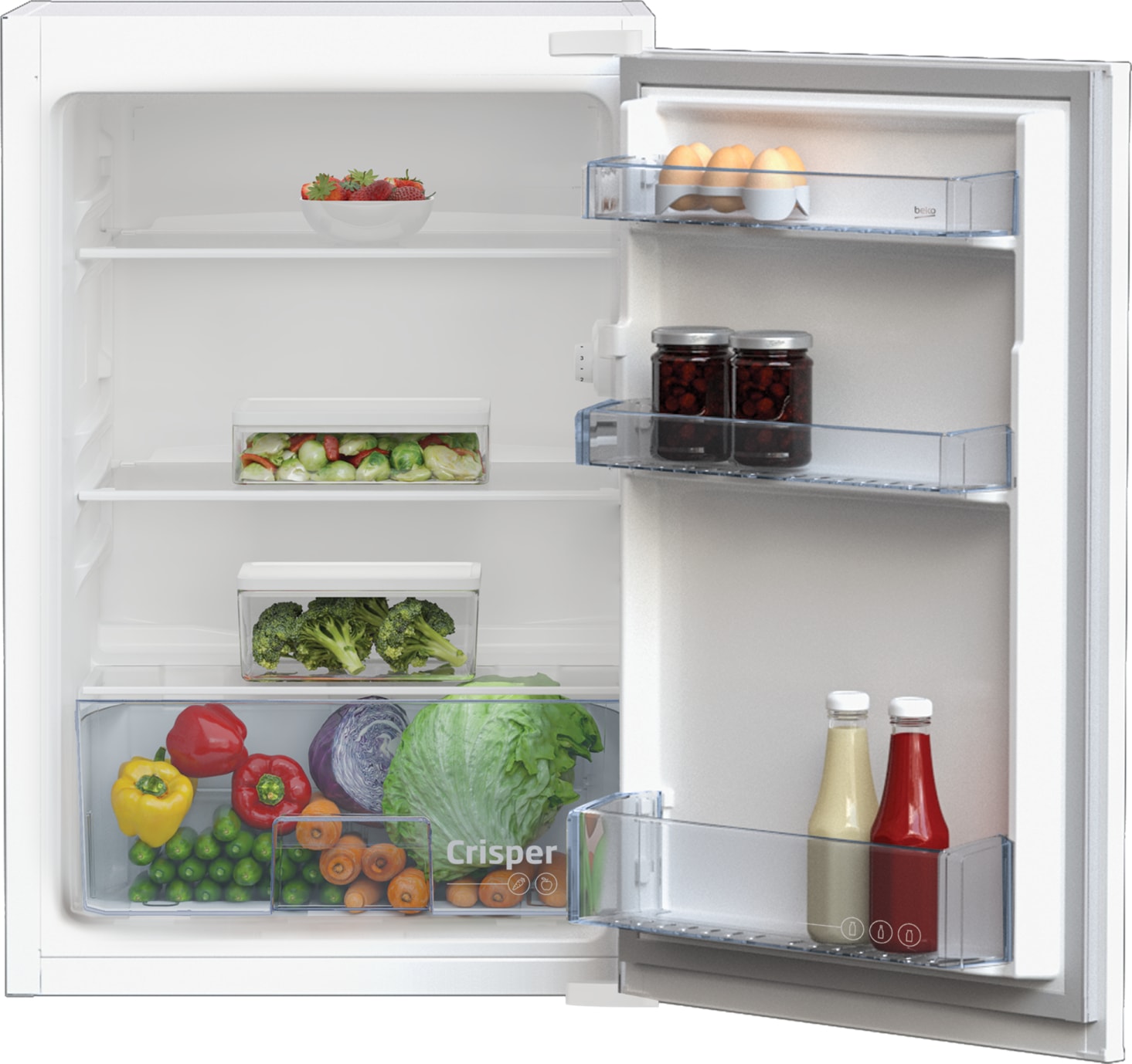 Table top encastrable BEKO froid statique 126L Blanc B1904N