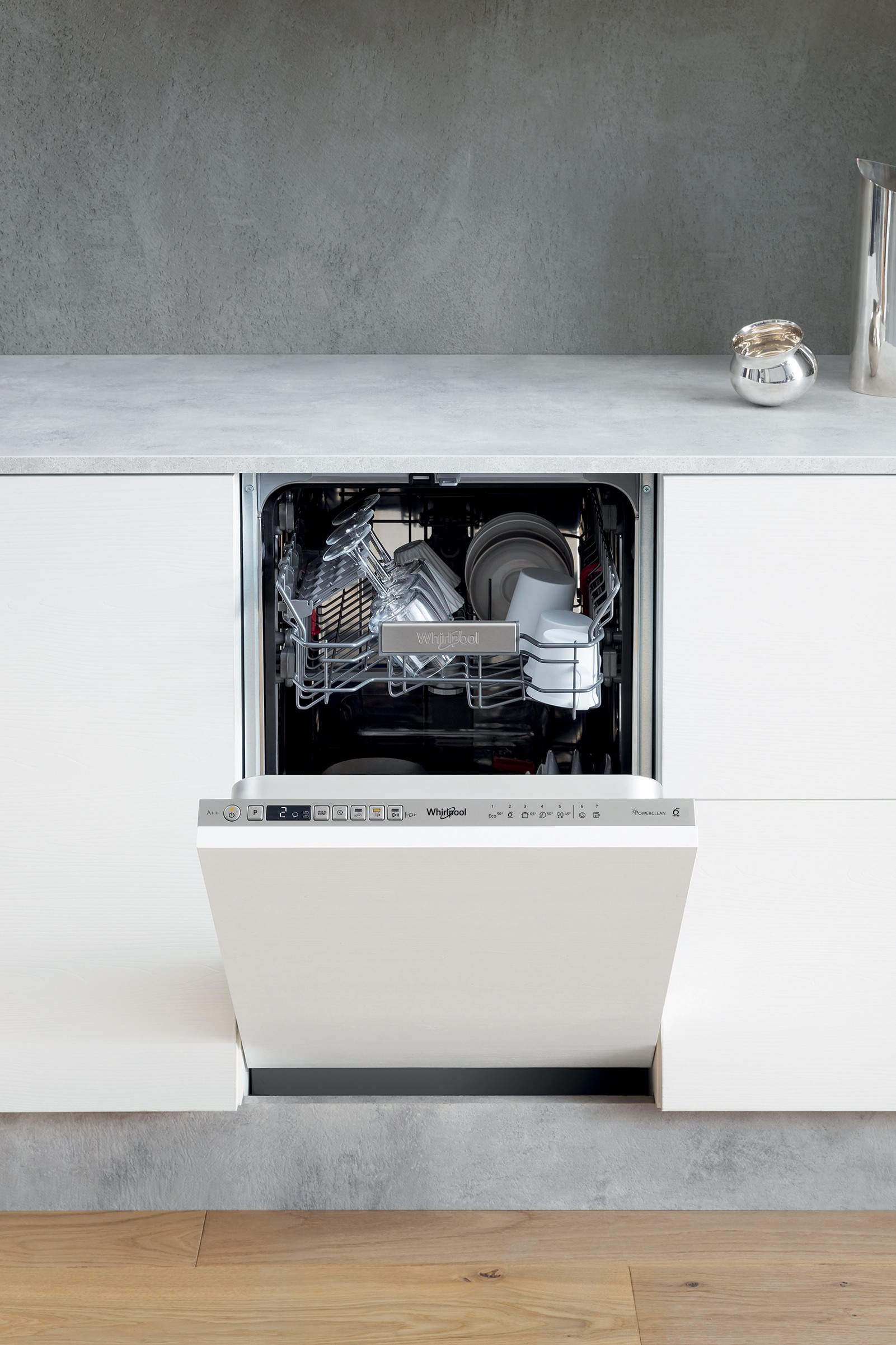 WHIRLPOOL Lave vaisselle tout integrable 45 cm WSIO3T223PEX
