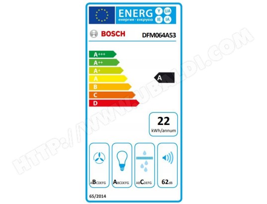 Hotte escamotable BOSCH - DFM064A53 Hotte escamotable BOSCH - DFM064A53